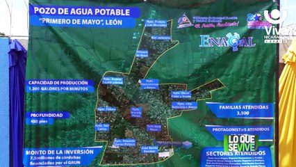 Familias de León reciben proyecto de agua potable en este julio Victorioso