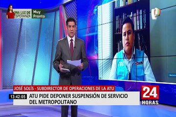 ATU pide deponer suspensión de servicio del Metropolitano