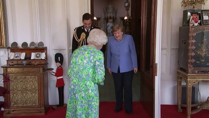 Angela Merkel em Londres