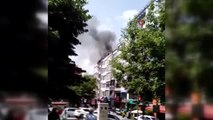 Son dakika haberi! Beşiktaş'ta korkutan yangın.. 6 katlı binanın çatısında çıkan yangın paniğe sebep oldu