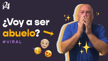 ¿Voy a ser abuelo? Este papá no puede creer que pronto llegará un bebé a la familia