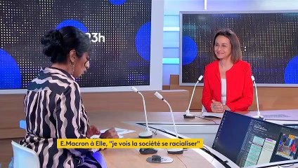 "Je vois la société se 'racialiser' progressivement", s'inquiète Emmanuel Macron