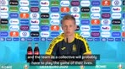 Ukraine must play 'game of our lives' to beat England - Zinchenko