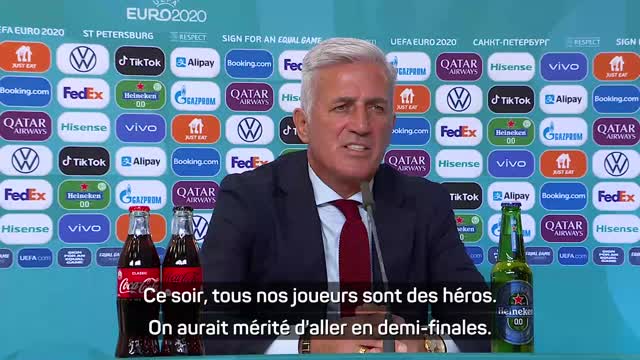 Quarts - Petković : "Nos joueurs sont des héros"