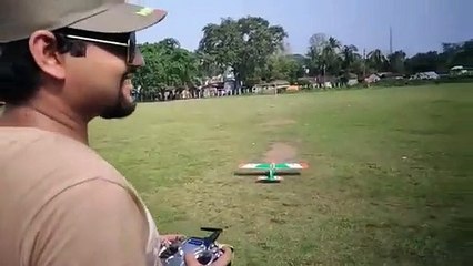 Rc foem Plane flying