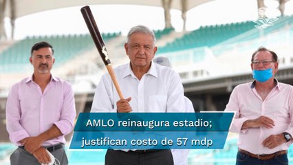 AMLO reinaugura estadio que costó 57 mdp su rehabilitación; justifica Sedatu inversión