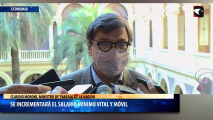 El Gobierno nacional confirmó que se incrementará el salario mínimo vital y móvil