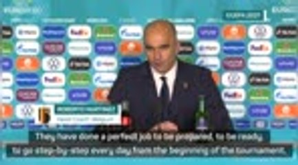Martinez disappointed but proud of Belgium's efforts at Euro 2020