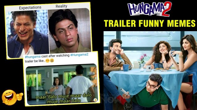 Hungama 2 Trailer Out | HILARIOUS Memes Viral | Shilpa Shetty, Paresh Rawal, Meezan