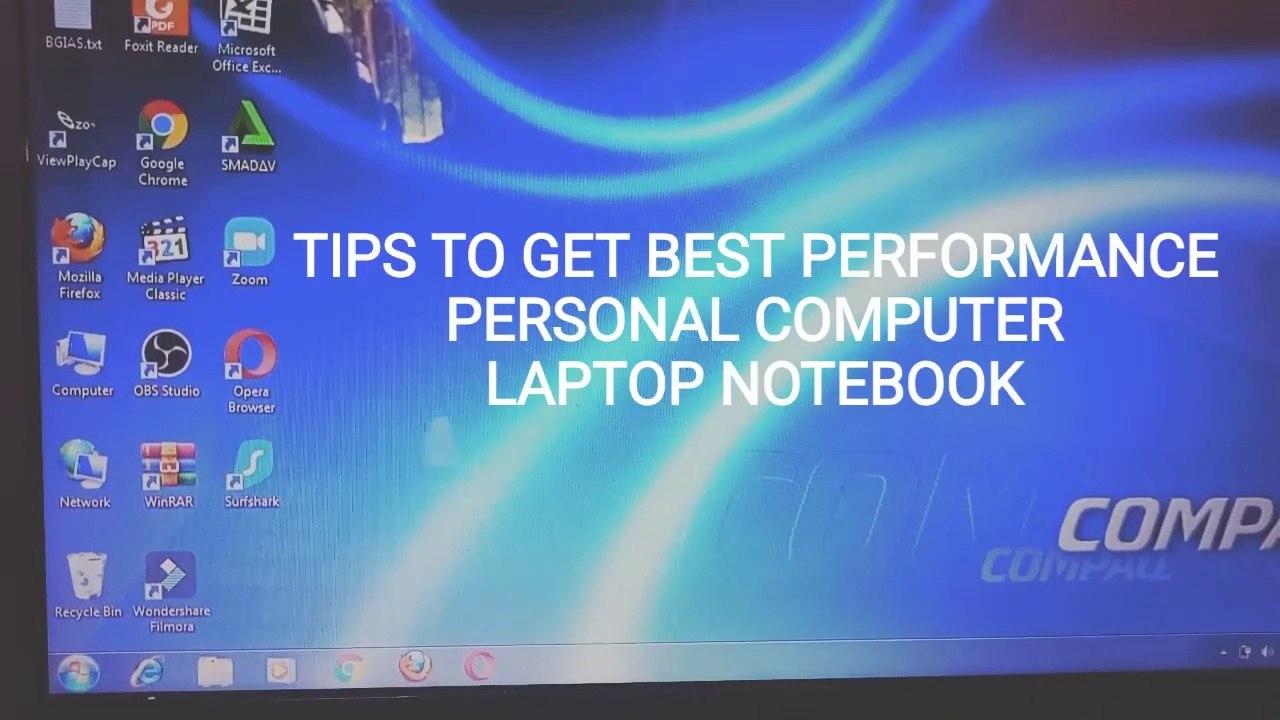 Tips to get best performance pc laptop notebook