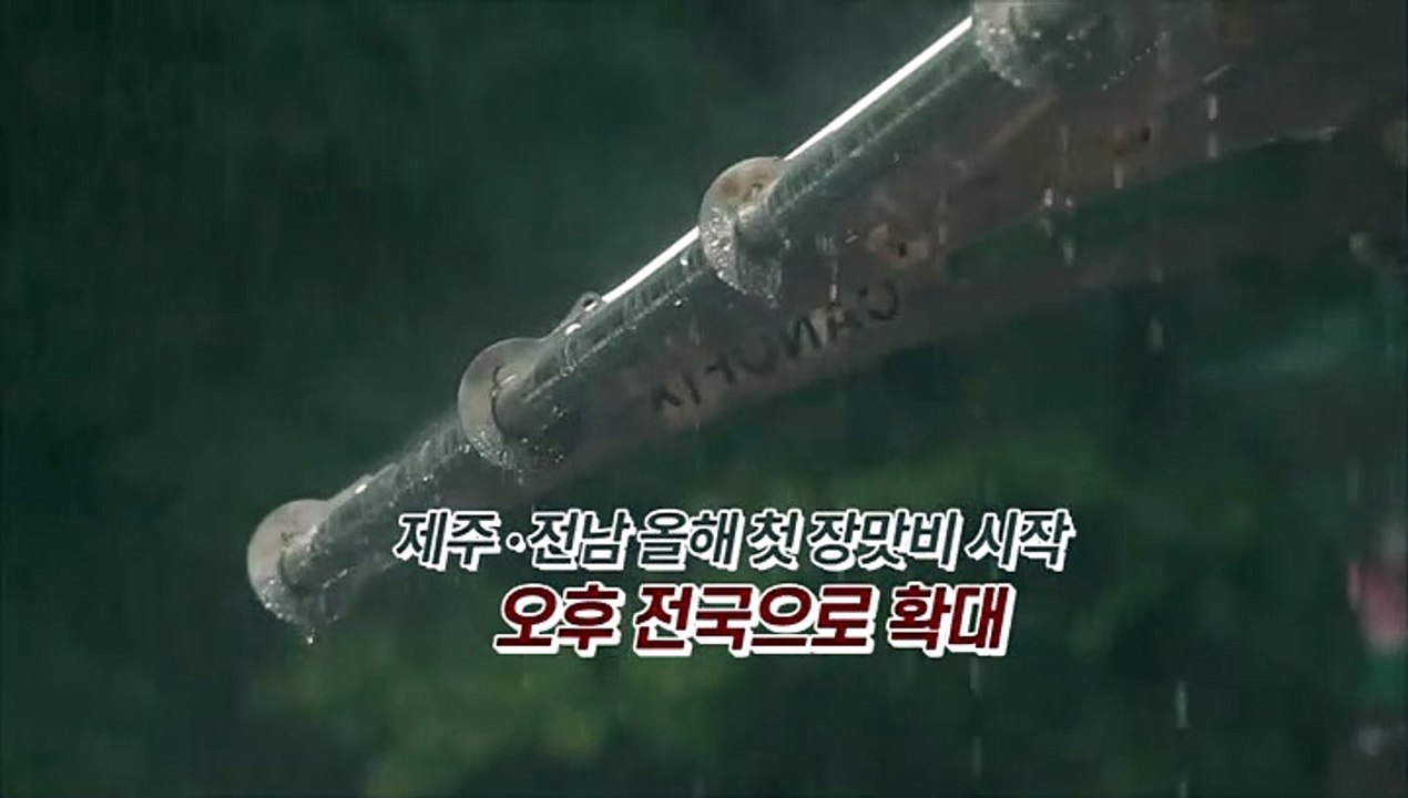 [영상구성] 39년 만에 가장 늦은 '지각 장마' 시작