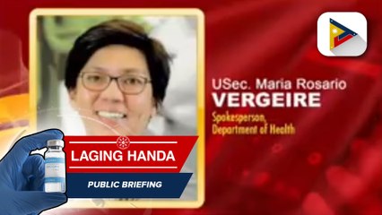 Video herunterladen: Panayam ng PTV kay USec. Maria Rosario Vergeire kaugnay ng patuloy na pagtugon sa epekto ng COVID-19; Pilipinas, COVID-19 low risk area na