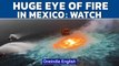 Mexico pipeline burst sparks huge fire on ocean surface: Watch | Oneindia News