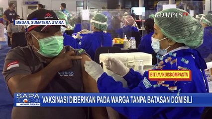 BUMN Gelar Vaksinasi Covid-19 di Kota Medan Tanpa Syarat Domisili