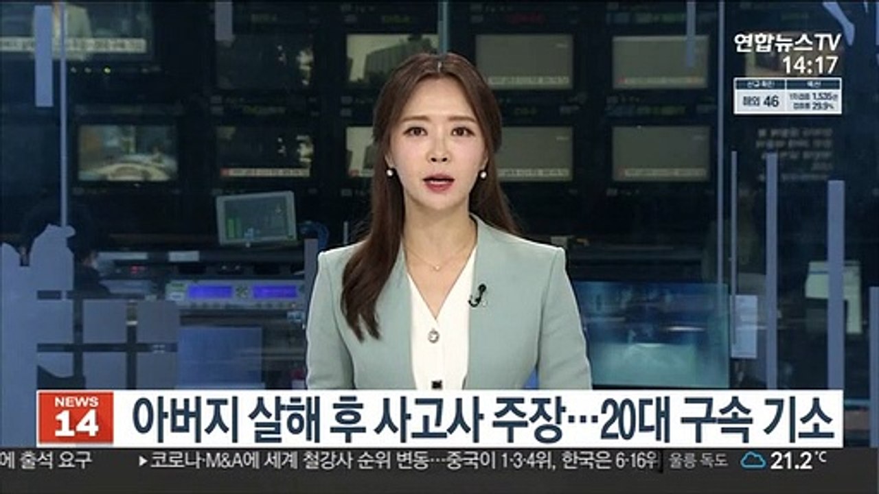 아버지 살해 후 사고사 주장…20대 구속 기소