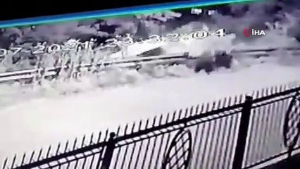 Bursa’da otomobil şarampole uçtu