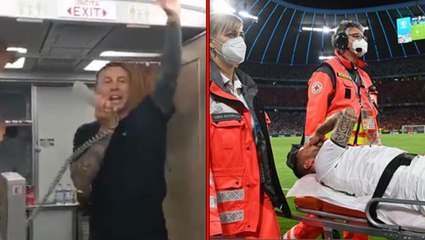 Uçakta çılgın anons! Sahayı gözyaşları içinde terk eden Spinazzola'nın ismini haykırdılar