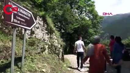 Sümela Manastırı’nda saklı mekanlar ziyarete açıldı