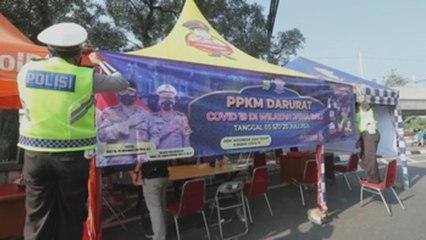 Indonesia endurece las medidas para combatir la variante delta de la covid-19