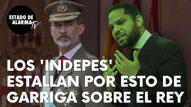 Los ‘indepes’ catalanes estallan tras estas palabras de Ignacio Garriga: “Quemando fotos del Rey”