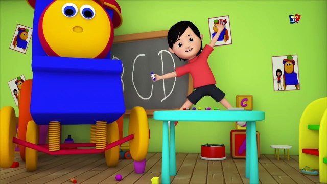 Bob le train - crayons couleurs chanson - comptine - chansons pour enfants - Bob Crayons Colors Song