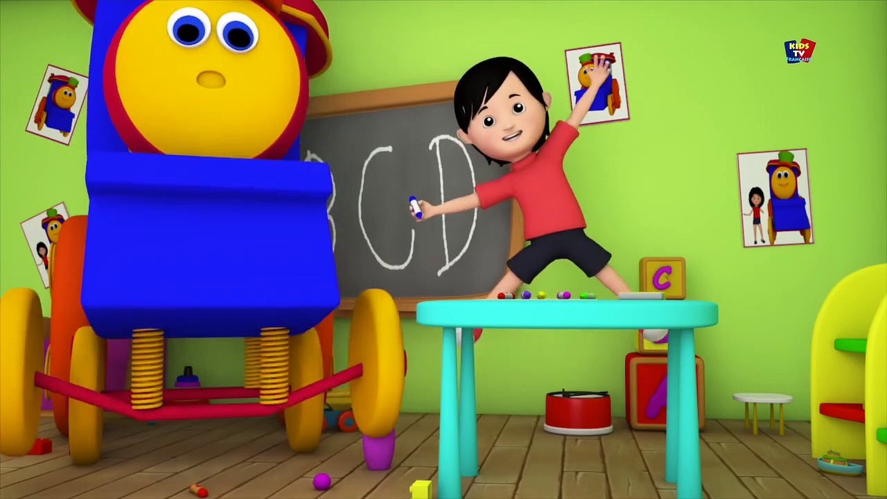 Bob le train - crayons couleurs chanson - comptine - chansons pour enfants - Bob Crayons Colors Song
