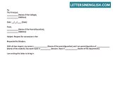 Request Letter  for Fee Concession - Sample Letter Requesting Fees Concession