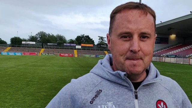 Derry Minor manager Martin Boyle geves his reaction to winning the Ulster Championship