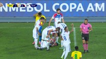 [스포츠 영상] 제주스의 위험한 발차기…브라질 4강 진출