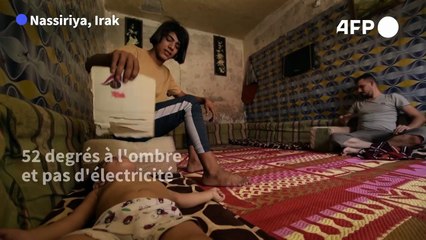 En Irak, plus de 50 degrés et pas un watt d'électricité