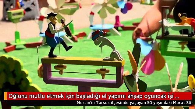Oğlunu mutlu etmek için başladığı el yapımı ahşap oyuncak işi mesleği oldu! Şimdi dünyaya satış yapıyor