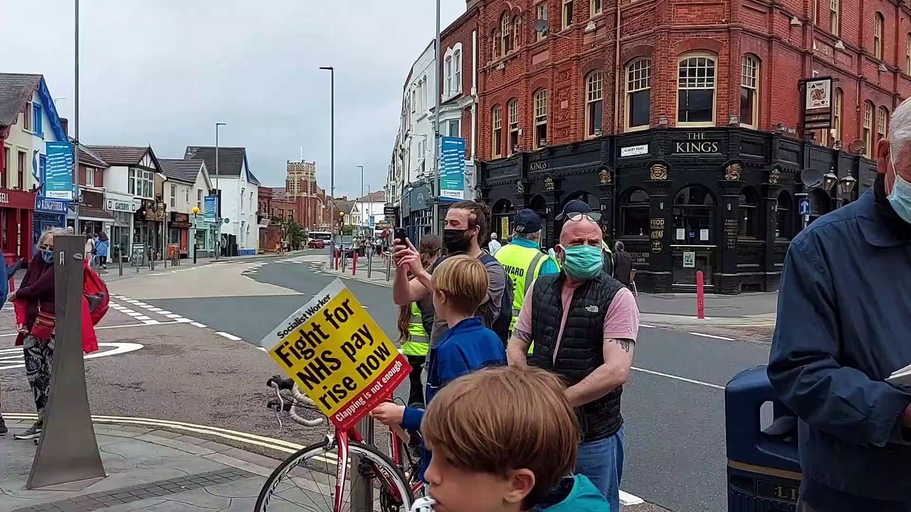 NHS protest