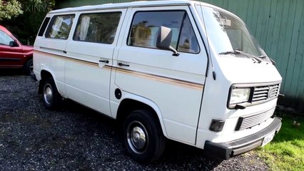 Starting 1989 Volkswagen Caravelle T3 1.6D After 4 Months + Test drive