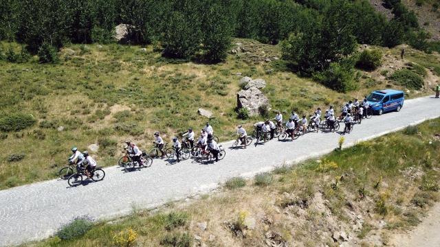 Drone - Aktivistler Bitlis Nemrut'tan, Adıyaman Nemrut'ta pedal çevirecek