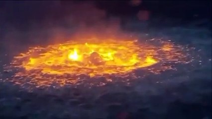 Un pipeline dans le Golfe du Mexique prend feu et enflamme l'ocean