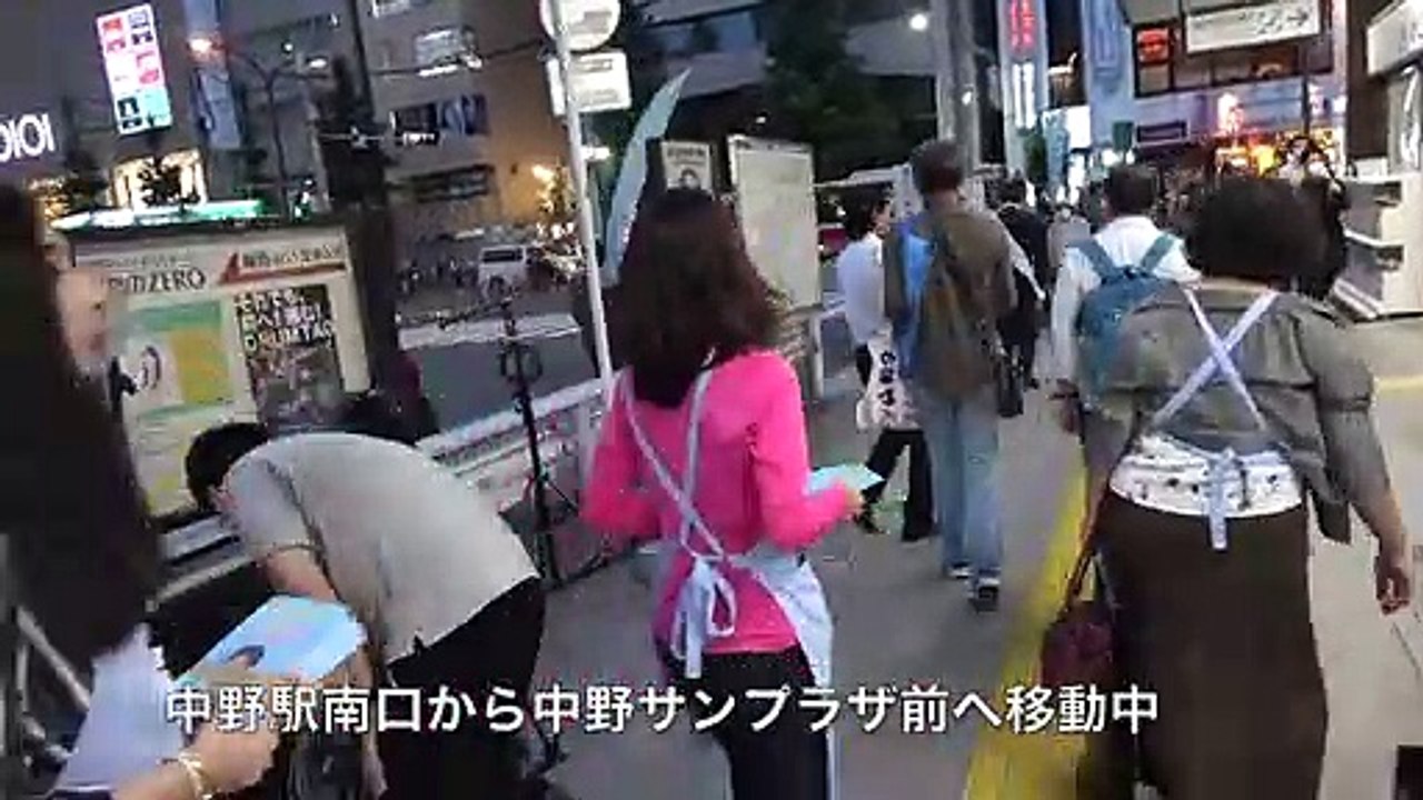 【あと１時間！中野サンプラザ前へ移動】東京都議選に旋風！(中野区)沢口ゆうじ候補のラストラン  子供へのワクチン大丈夫？ 山中泉氏（『アメリカの終わり』著者）が激励に！2021/7/3