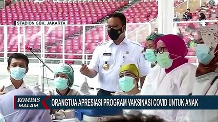 Orang Tua Sambut Baik Vaksinasi di GBK yang Targetkan 25.000 Anak