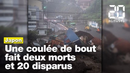 Japon : Une coulée de bout fait deux morts et 20 disparus