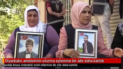 Diyarbakır annelerinin oturma eylemine bir aile daha katıldı
