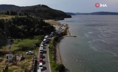 Çanakkale'de tatilcilerin feribot çilesi başladı
