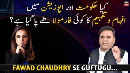 Is there a formula for understanding between the government and the opposition?