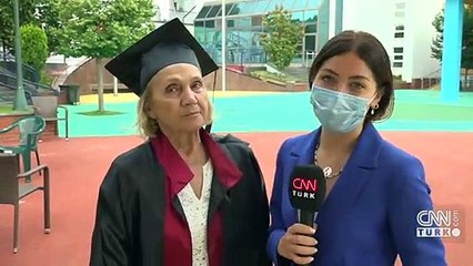 Nimet Süner 74 yaşında doktor oldu