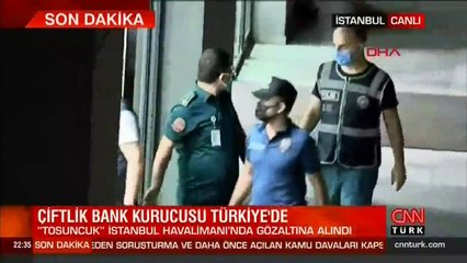 Mehmet Aydın'ın (Tosuncuk) havalimanında gözaltına alınma anları