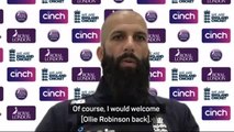 Ali would 'welcome' Robinson back into the England fold