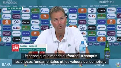 Quarts - Hjulmand : "Eriksen est dans nos coeurs à chaque instant"