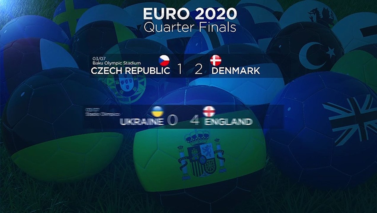 Inglaterra arrolla a Ucrania y jugará las semifinales de la Eurocopa frente a Dinamarca en Wembley