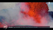 Islande : au plus près du cratère du volcan Fagradalsfjall en éruption