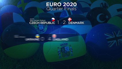 Euro : l'Angleterre surclasse l'Ukraine 4-0 et rejoint le Danemark en demi-finale