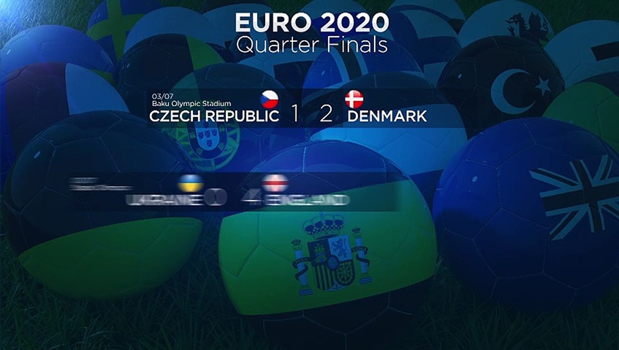 Euro : l'Angleterre surclasse l'Ukraine 4-0 et rejoint le Danemark en demi-finale