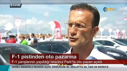 F-1 yarış alanı oto pazarı oldu